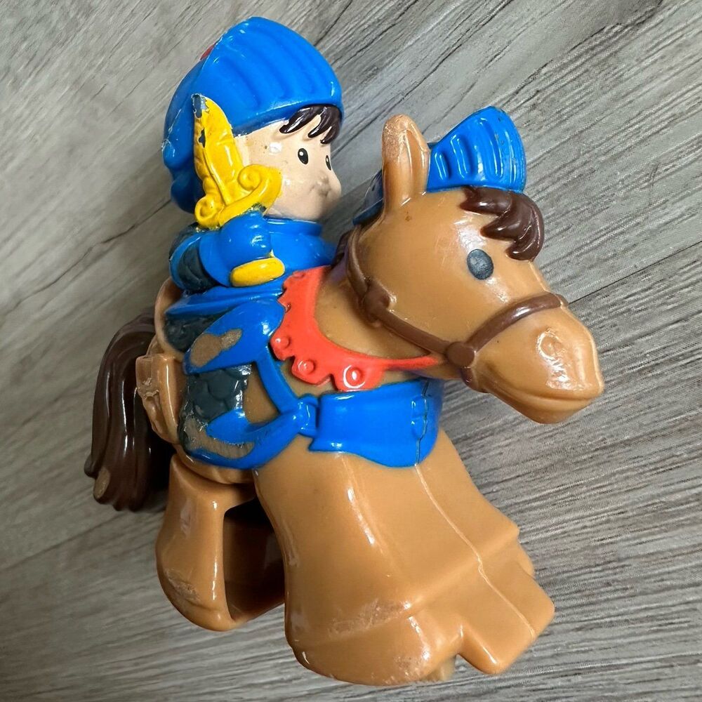 Fisher Price Little People Klip Klop Mike The Knight on Galahad Horse